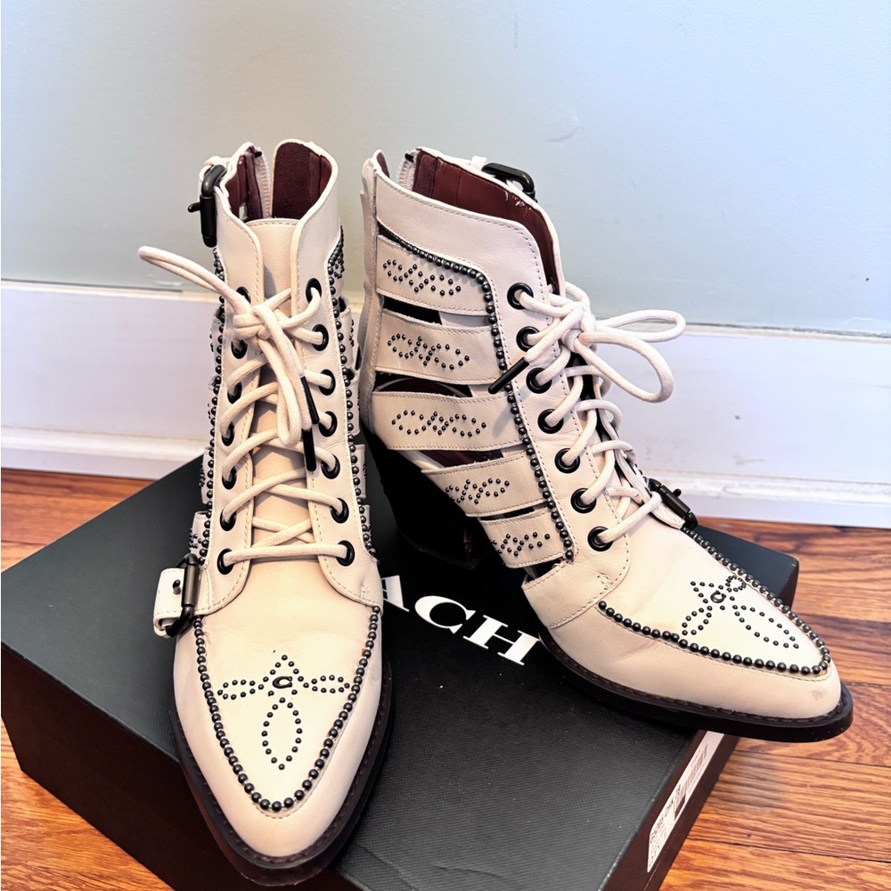 Coach paisley boots